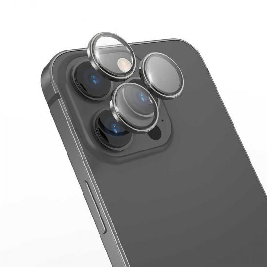 iPhone Uyumlu 14 Pro ​​​Max Wiwu Lens Koruyucu Metal Kamera Lens Koruyucu