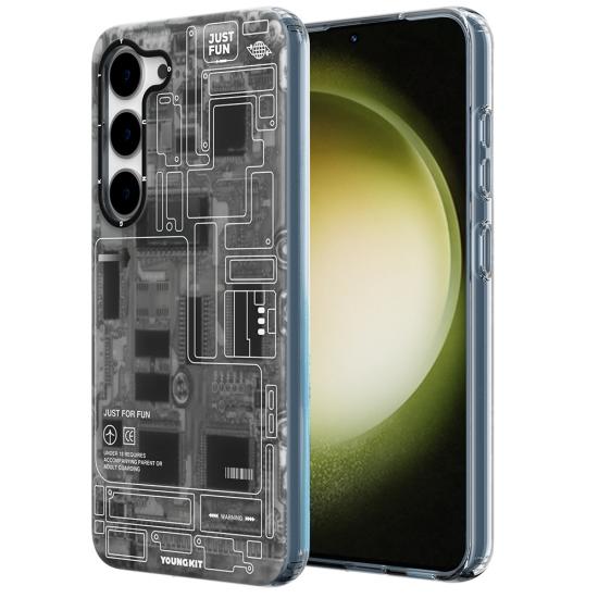 Galaxy Uyumlu S23 Kılıf YoungKit Technology Serisi Kapak