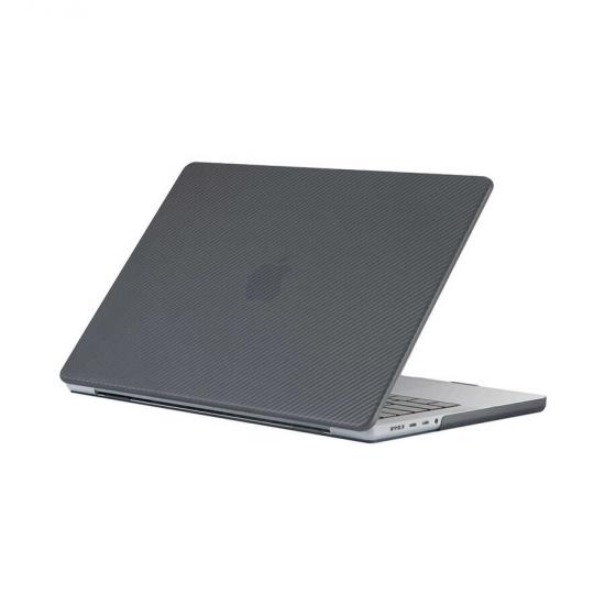 Macbook Uyumlu Pro 16.2 2023 A2780 Tuhatu MSoft Carbon Fiber Tasarımlı Kapak