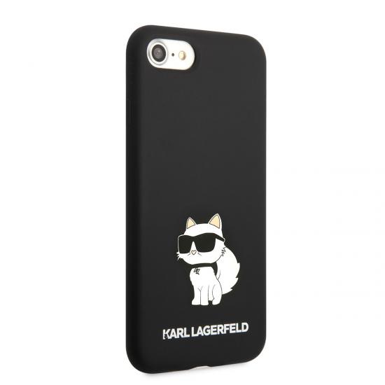 iPhone Uyumlu 8 Kılıf Karl Lagerfeld Silikon Choupette Dizayn Kapak