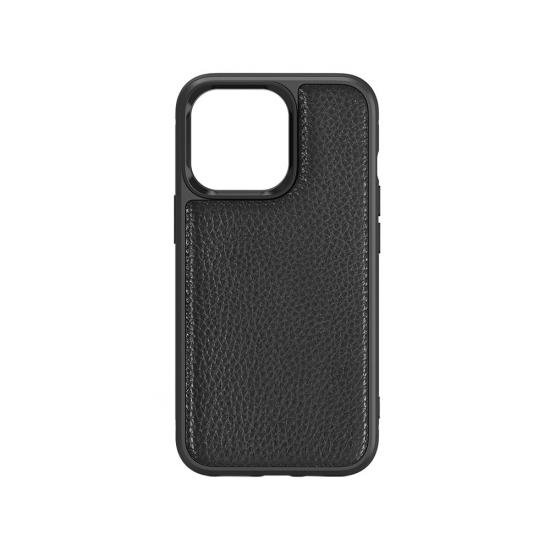 iPhone Uyumlu 13 Mini Kılıf Wiwu Genuine Leather Taşotic Calfskin Orjinal Deri Kapak