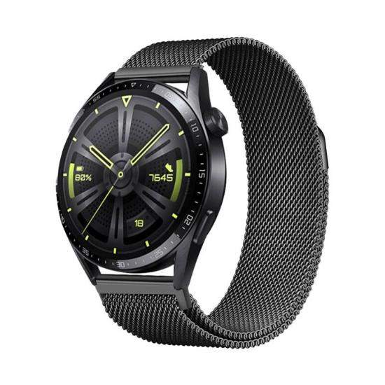 Gear S3 Tuhatu Band-12 22mm Metal Hasır Kordon