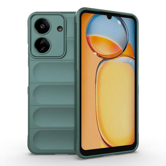 Xiaomi Uyumlu Poco C65 Kılıf Esnek TPU Oyuklu Arka Yüzey Tasarımlı Tuhatu Etnik Silikon Kapak