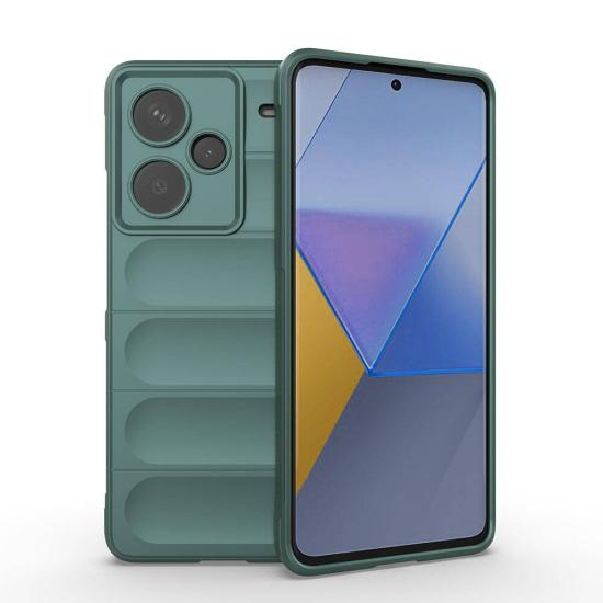 Xiaomi Uyumlu Redmi Note 13 Pro Plus 5G Kılıf Esnek TPU Oyuklu Arka Yüzey Tasarımlı Tuhatu Etnik Silikon Kapak