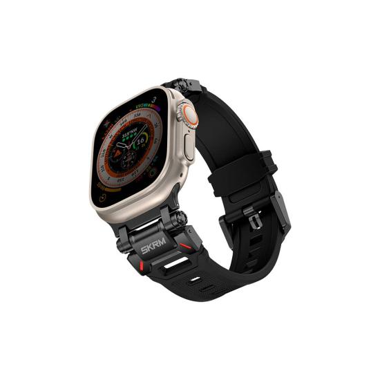 Watch 42mm SkinArma Titon Serisi Hava Alabilen Delikli Silikon Kordon