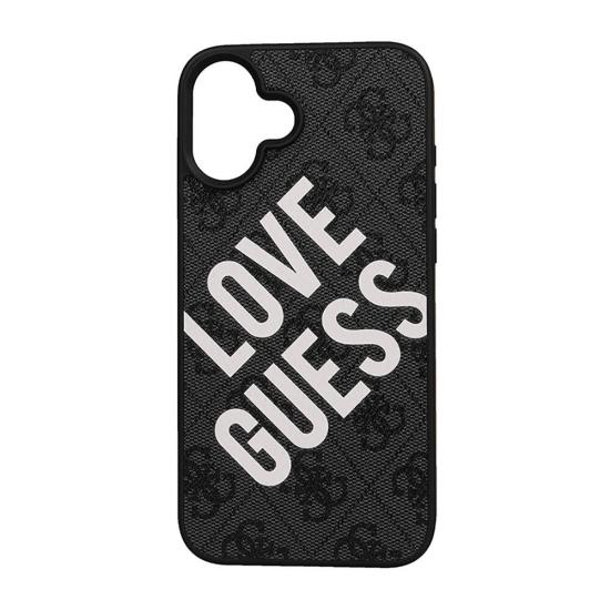 iPhone Uyumlu 16 Plus Kılıf Guess Orjinal Lisanslı Big Love Guess Kapak