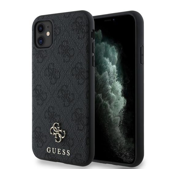 iPhone Uyumlu 12 Kılıf Guess Orjinal Lisanslı Magsafe Şarj Özellikli Small 4G Classic Kapak