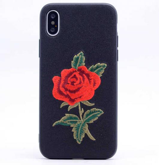 iPhone Uyumlu X Kılıf Tuhatu Rose Kapak